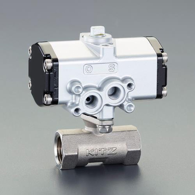 EA470BW-20 Rc  2"   空圧式ボールバルブ(ステンレス製) 1個 エスコ 【通販モノタロウ】