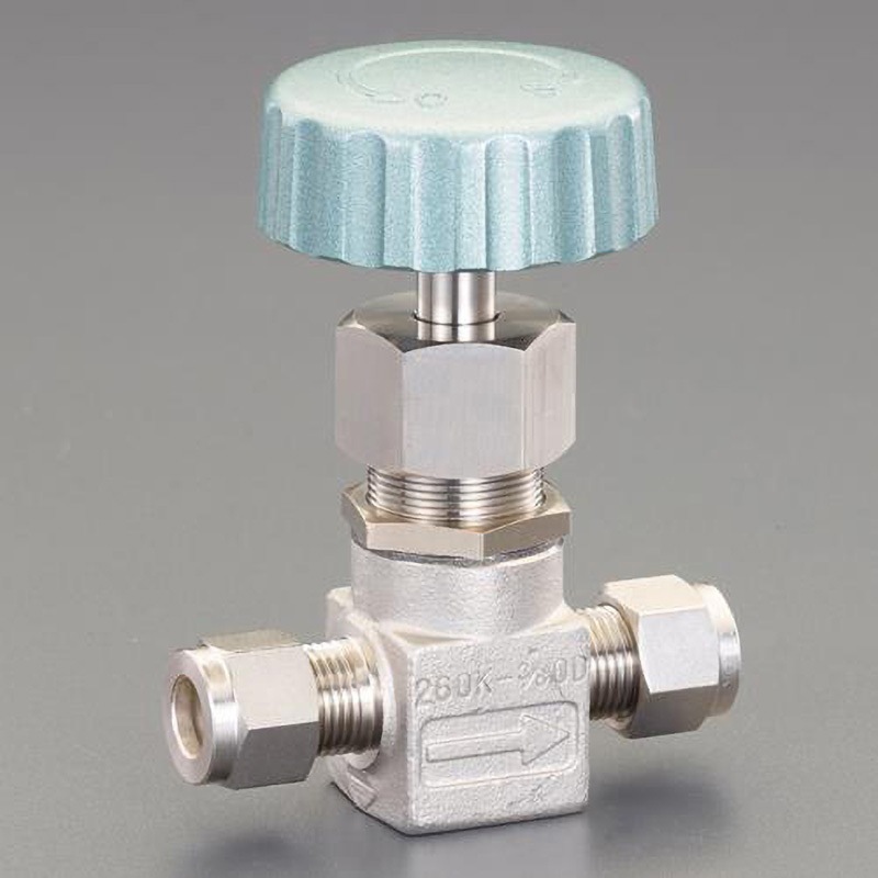 EA470CP-3 3/8" ニードルバルブ(ステンレス製) 1個 エスコ 【通販モノタロウ】