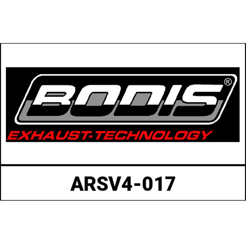 ARSV4-017 V4-M， スリップオン ステンレスブラック for APRILIA Tuono V4 (2017-2019) 1個 BODIS (ボディス) 【通販モノタロウ】
