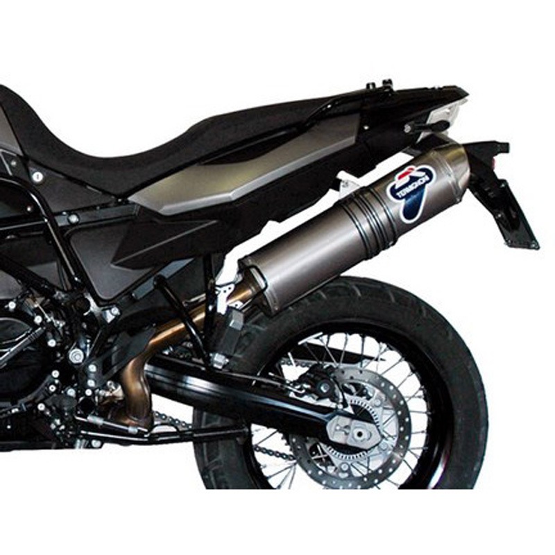 BW01080INO 1 SIL STR スリップオン オーバル ステンレス， スリーブ: カーボンルック Termignoni (テルミニョーニ) 適合車種BMW 650 GS (2009-2015) F 800 (2009-2015)   BW01080INO