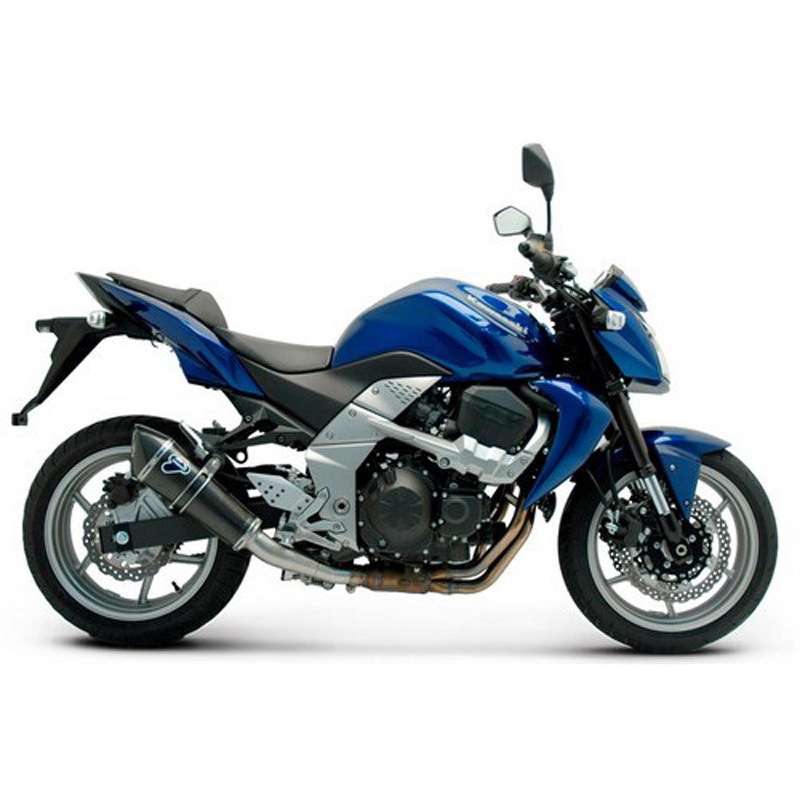 K065080CC 1 サイレンサー スリップオン コニカル ステンレス， スリーブ: カーボン Termignoni (テルミニョーニ) 適合車種KAWASAKI Z 750 (2007-2011)