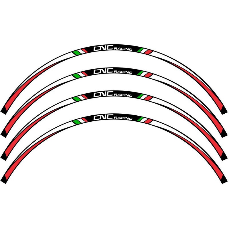 WK001B 17 inch wheel stripes kit ブラック 1個 CNC Racing (シーエヌシーレーシング) 【通販モノタロウ】