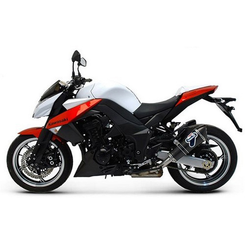 K066080CC 2 サイレンサー STR コニカル スリップオン コニカル ステンレス， スリーブ: カーボン Termignoni (テルミニョーニ) 適合車種KAWASAKI Z1000 (2010-2014)