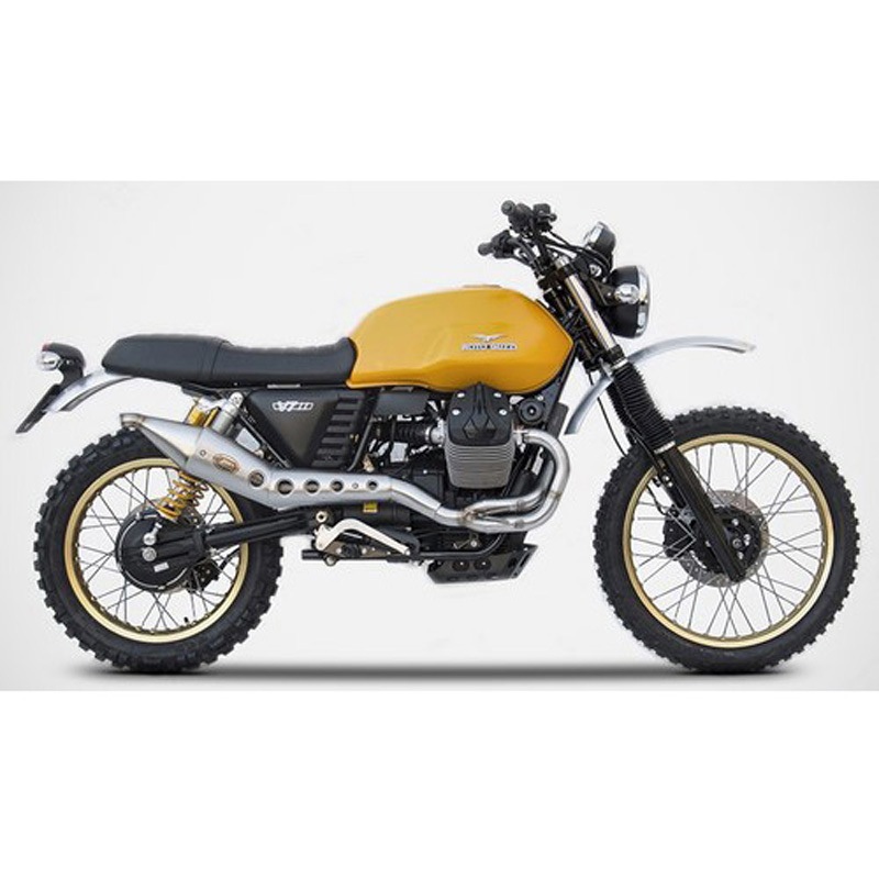 ZG090SKR 2＞1 ステンレススチール レーシング フルキット MOTO GUZZI V7 II (2015-2017) 1個 ZARD (ザード) 【通販モノタロウ】