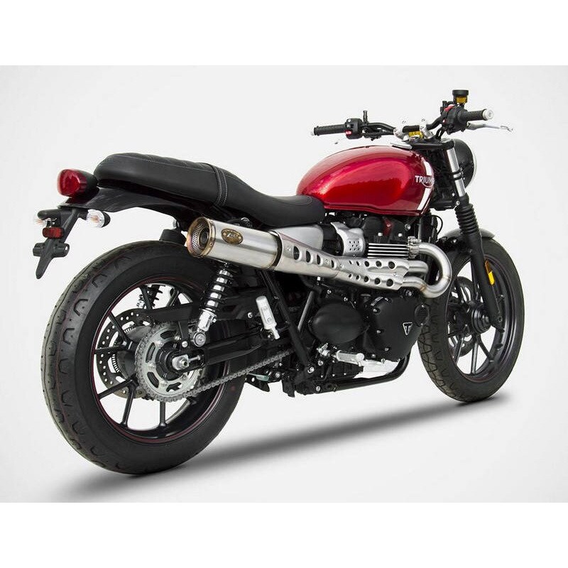 ZTPH075SKA 2＞1 ステンレススチール レーシング フルキット TRIUMPH STREET TWIN (2016-2019) 1個 ZARD  【通販モノタロウ】