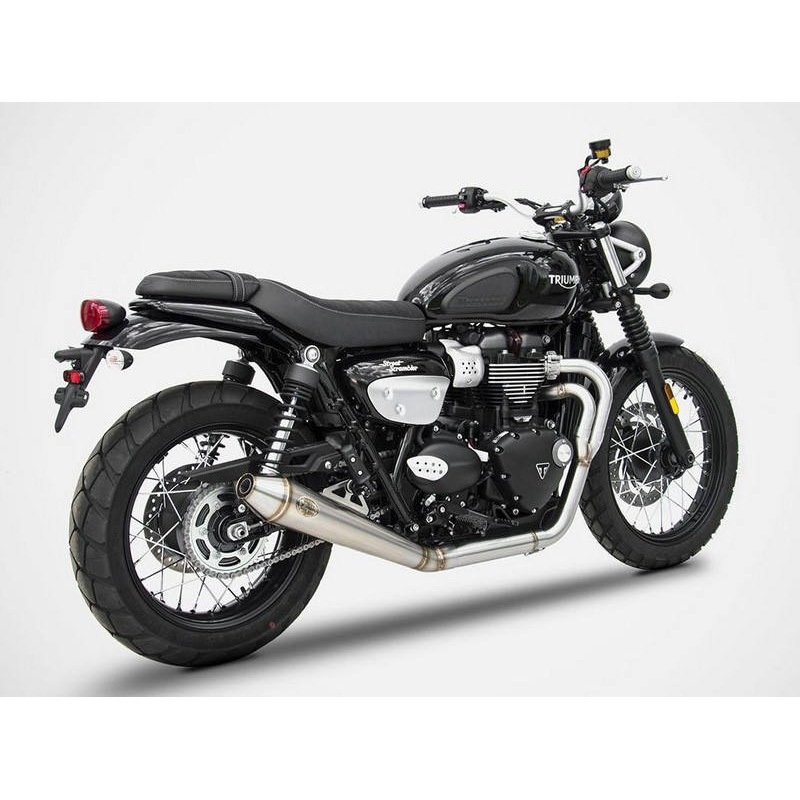 ZTPH078SKR 2＞1 ステンレススチール レーシング フルキット TRIUMPH STREET スクランブラー (2017-2019) 1個 ZARD (ザード) 【通販モノタロウ】