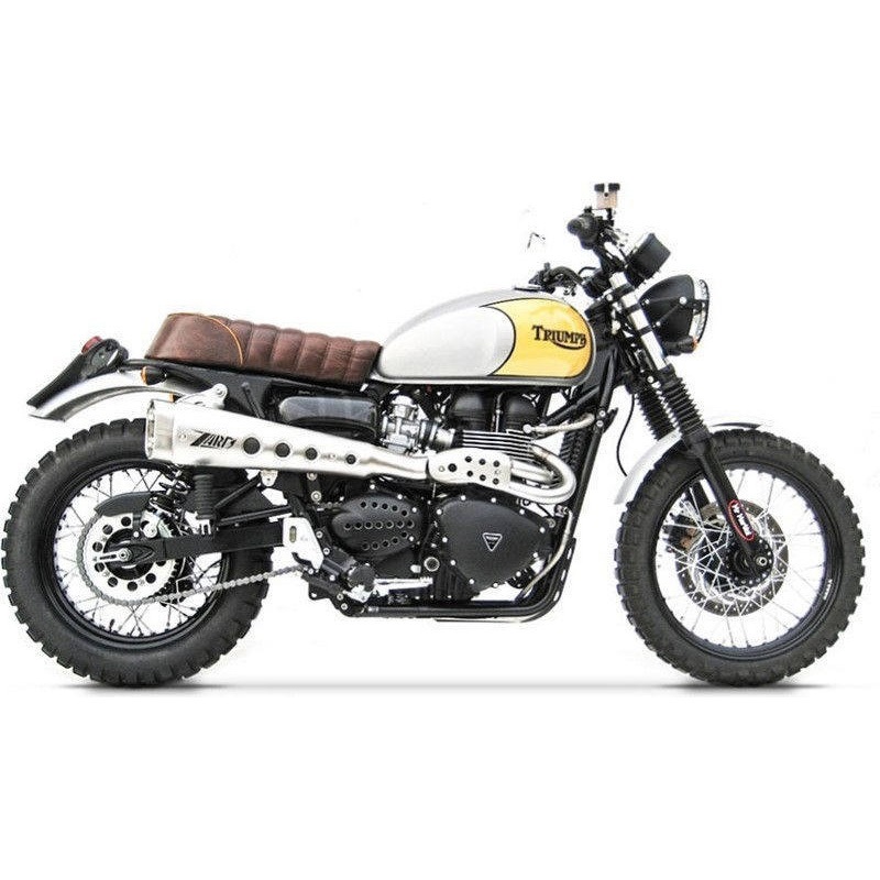 ZTPH048SKA 2＞1 ステンレススチール レーシング フルキット TRIUMPH スクランブラー 1個 ZARD (ザード) 【通販モノタロウ】