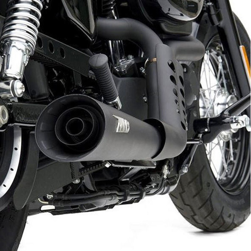 ZHD539SKO-CR 2＞1 ミラーポリッシュド ステンレススチール フルキット ハーレーダビッドソン SPORTSTER (2003-2013) 1個 ZARD (ザード) 【通販モノタロウ】