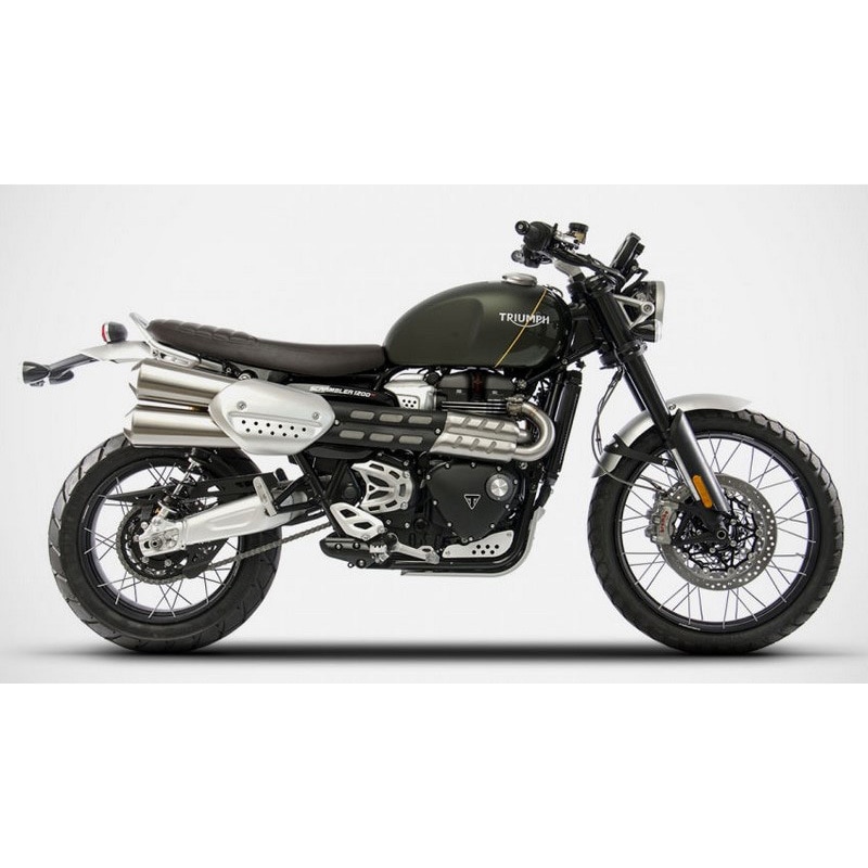 ZTPH091SCR 2＞1＞2 ステンレス デキャタライザーキット レーシングコンペンセーター付 ZARD (ザード) 適合車種DUCATI SCRAMBLER 1200 (2019-2019)