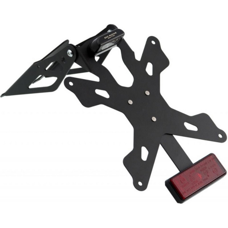 PT110B Adjustable license plate Ducati Streetfighter  ブラック 1個 CNC Racing (シーエヌシーレーシング) 【通販モノタロウ】