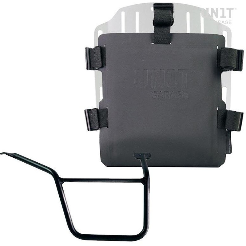 UG007+U000+3304DX-Silver Aluminum bag holder with adjustable front in Hypalon and Quick Release System+Pan America 1250 サブフレーム-UG007-U000-3304DX 1個 UnitGarage (ユニットガレージ) 【通販モノタロウ】