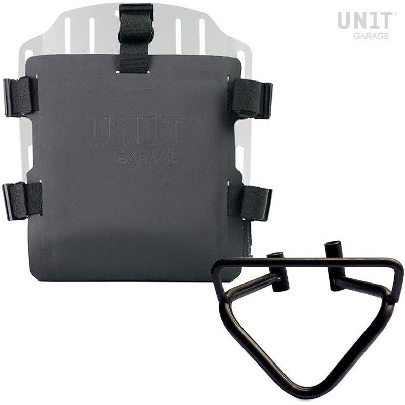 UG007+U000+3003SX-Silver Aluminum bag holder with adjustable front in Hypalon and Quick Release System+サブフレーム(2020 until now)-UG007-U000-3003SX 1個 UnitGarage (ユニットガレージ) 【通販モノタロウ】