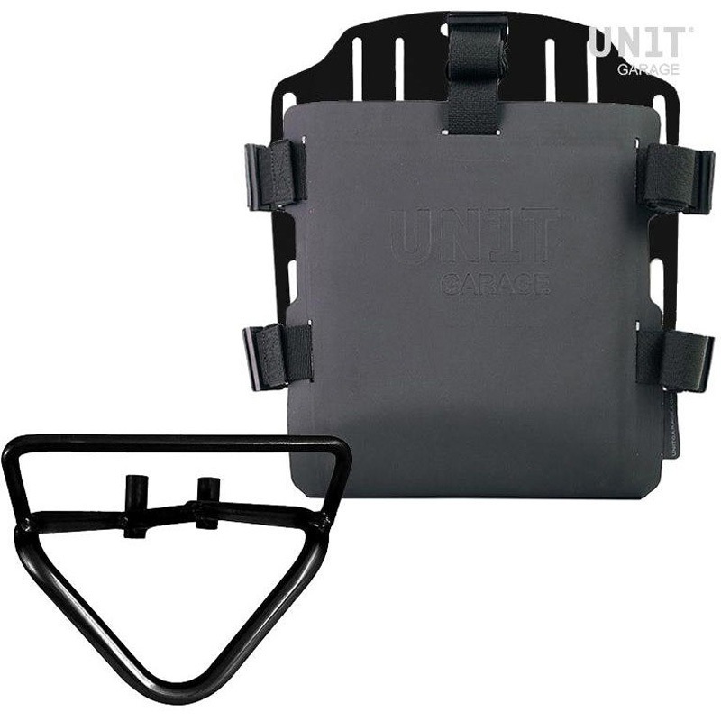 UG007+U000+3004DX-Black Aluminum bag holder with adjustable front in Hypalon and Quick Release System+サブフレーム(2020 until now)-UG007-U000-3004DX 1個 UnitGarage (ユニットガレージ) 【通販モノタロウ】 47,988円