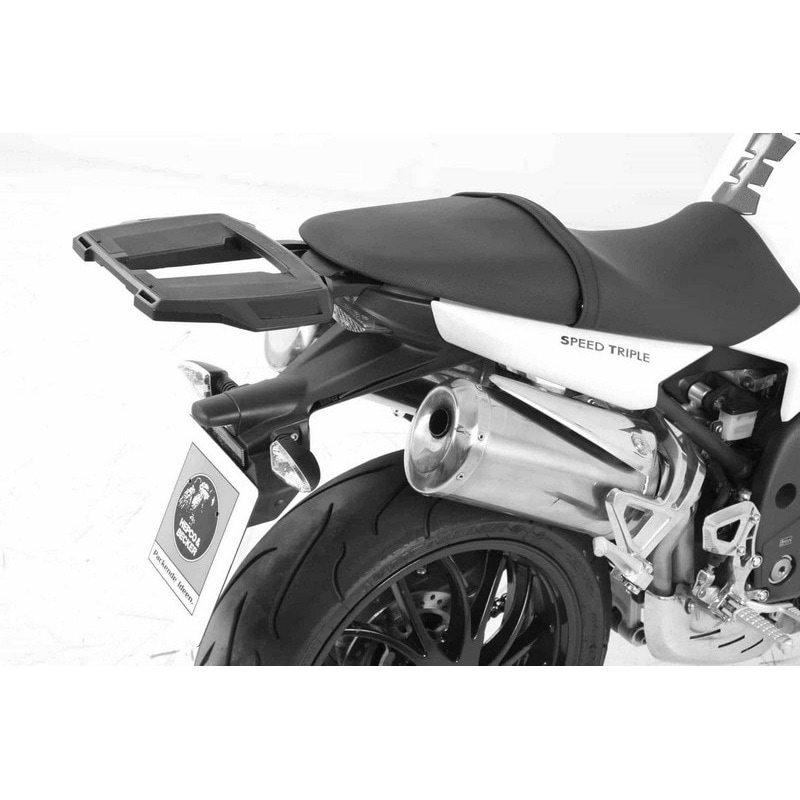 650755 01 01 Alurack (アリュラック) トップケースキャリア ブラック Triumph Speed Triple (1050) 2008-2010 1個 HEPCO&BECKER (ヘプコ&ベッカー) 【通販モノタロウ】