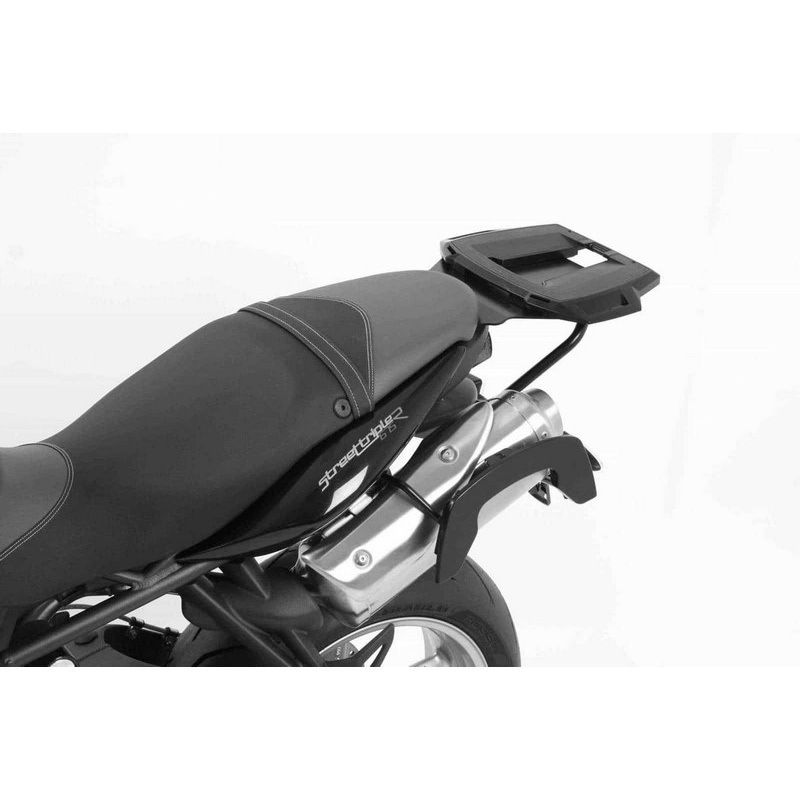 650794 01 01 Alurack (アリュラック) トップケースキャリア ブラック Triumph Street Triple 675 / R until 2012 1個 HEPCO&BECKER (ヘプコ&ベッカー) 【通販モノタロウ】