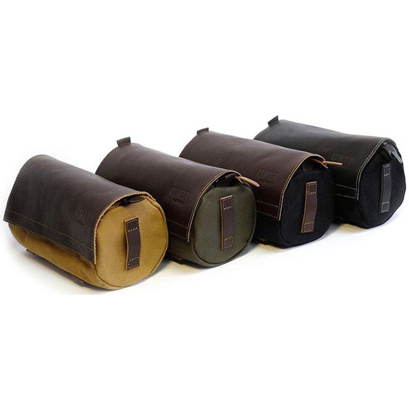 U039-Black-Brown Atacama Canvas bag | U039 UnitGarage (ユニットガレージ) ブラック・ブラウン色