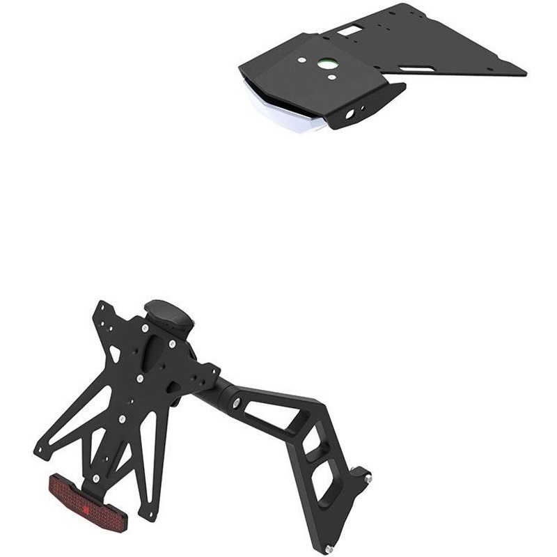 KTARBM109B1 Black アジャスタブルナンバープレートホルダーキット 1個 LIGHTECH (ライテック) 【通販モノタロウ】