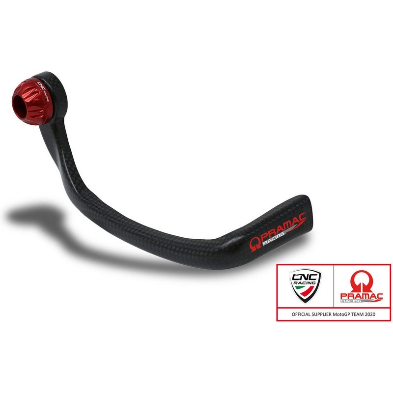 PL150KRPR Brake-Guard カーボン Race - Protection フロントブレーキレバー glossy カーボン Pramac Racing Limited Edition Red 1個 CNC Racing (シーエヌシーレーシング) 【通販モノタロウ】