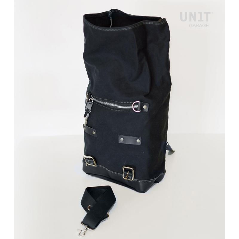 U001_Black-Black Canvas サイドパニアケース 10L-14L | U001 1個 