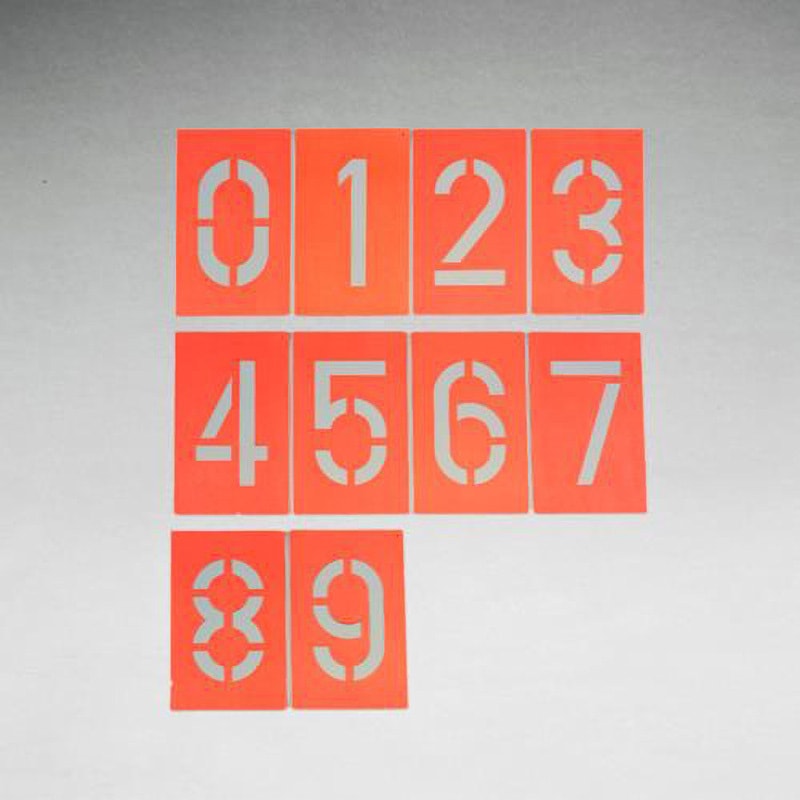 EA591MY-5 マーキングプレートセット(文字高300mm) エスコ 寸法270×440mm 1個 EA591MY-5