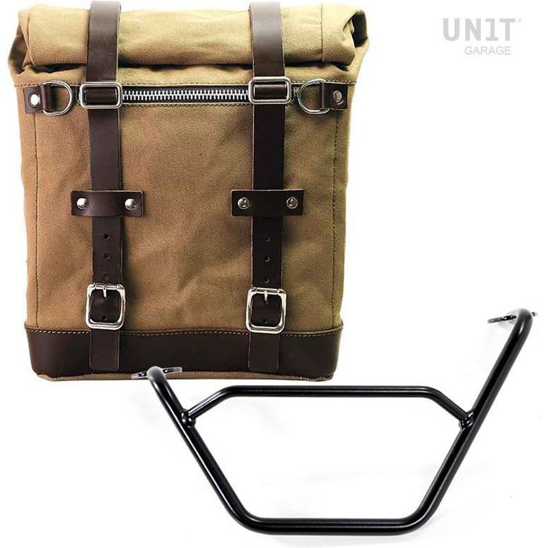 U201+1901SX-Beige-Brown Canvas サイドパニアケース Scram 22L-30L + 左 サブフレーム R1200 GS LC | U201-1901SX 1個 UnitGarage (ユニットガレージ) 【通販モノタロウ】 65,890円