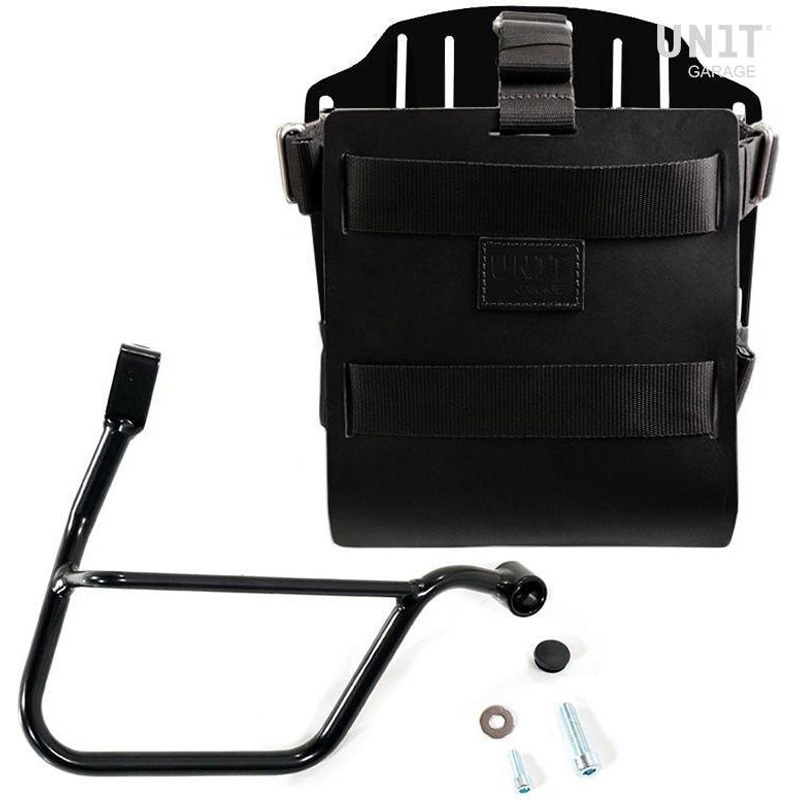 U085+U000+1013DX-Black-Black CarryingSystem in aluminum with adjustable leather front，Quick Release System and frame(2016 until now)U085-U000-1013DX 1個 UnitGarage (ユニットガレージ) 【通販モノタロウ】