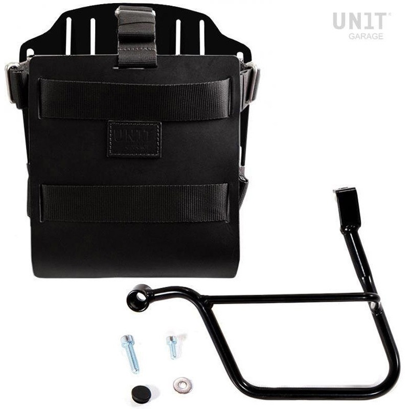 U085+U000+1013SX-Black-Black CarryingSystem in aluminum with adjustable leather front，Quick Release System and frame(2016 until now)U085-U000-1013SX 1個 UnitGarage (ユニットガレージ) 【通販モノタロウ】