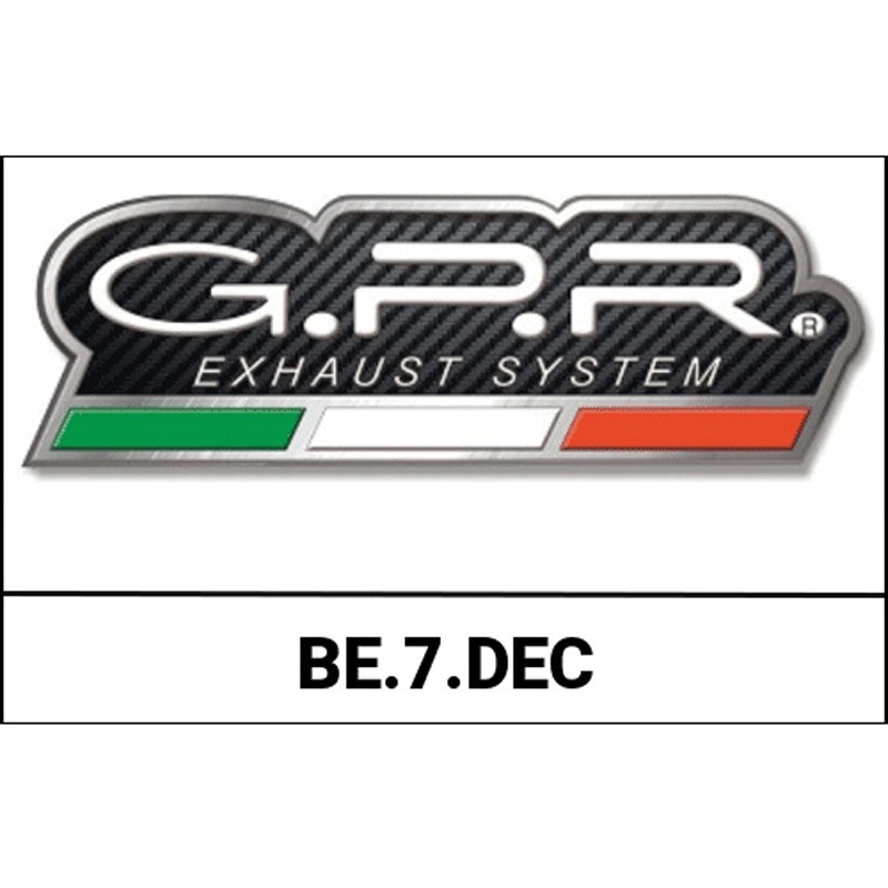 BE.7.DEC DECAT パイプ マニフォールド GPR Exhaust (ジーピーアールエキゾースト) 適合車種BENELLI TRE K 1130 (2006-2016)