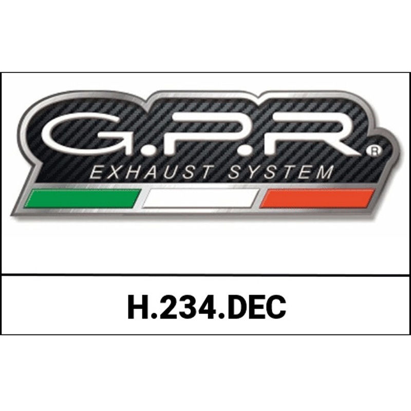 H.234.DEC DECAT パイプ マニフォールド GPR Exhaust (ジーピーアールエキゾースト) 適合車種HONDA MSX-GROM 125 (2013-2017)