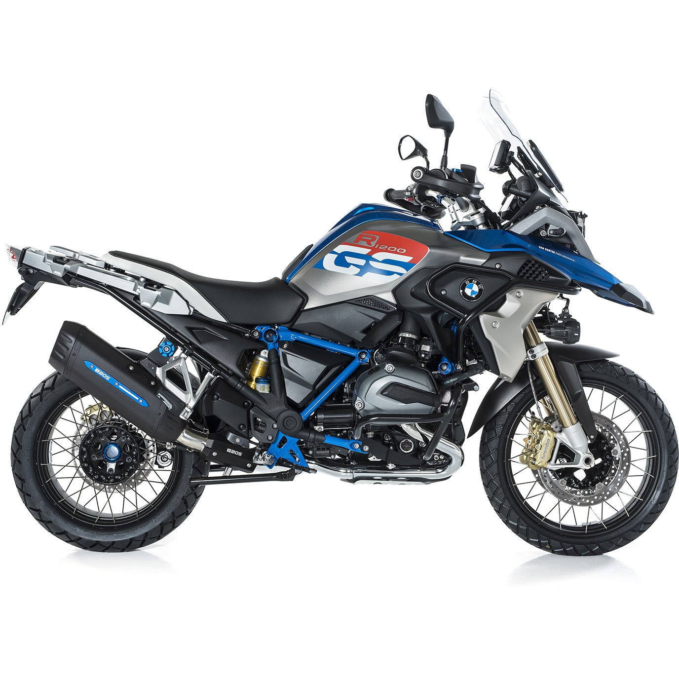 1740012RE Desert Fox Rallye ed. スリップオンエキゾースト EG (Euro 4) ブラックエディション BMW R 1200 GS Rallye edition 2017- | 1740012RE 1個 BOS (ボス) 【通販モノタロウ】