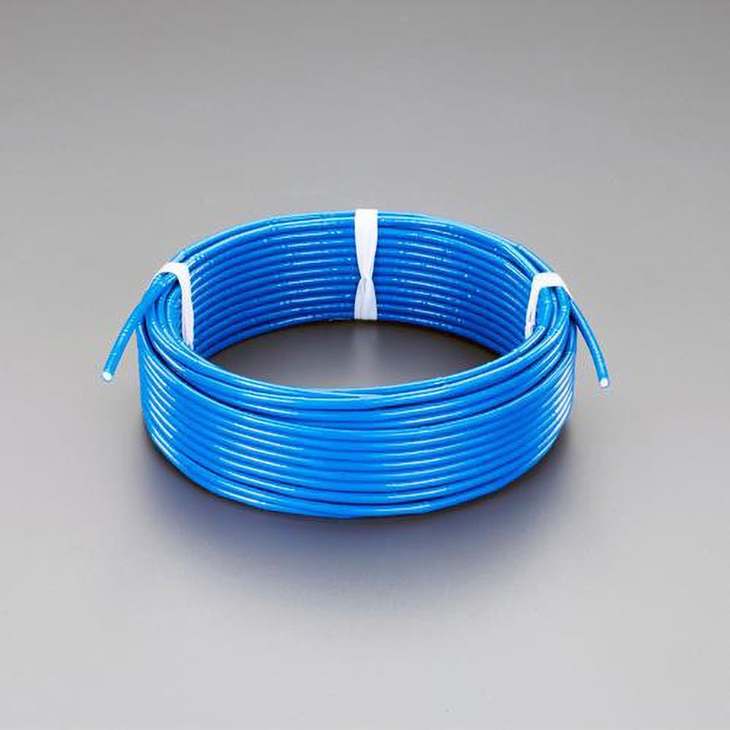 EA628CB-22 Φ6mmx30m グラスファイバーロープ(PVCコーティング) 1巻 エスコ 【通販モノタロウ】