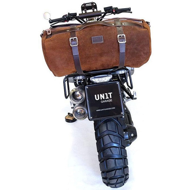 U013-ColoradoBrown Duffle Bag Kalahari 25L Split Leather | U013 UnitGarage (ユニットガレージ) コロラドブラウン色
