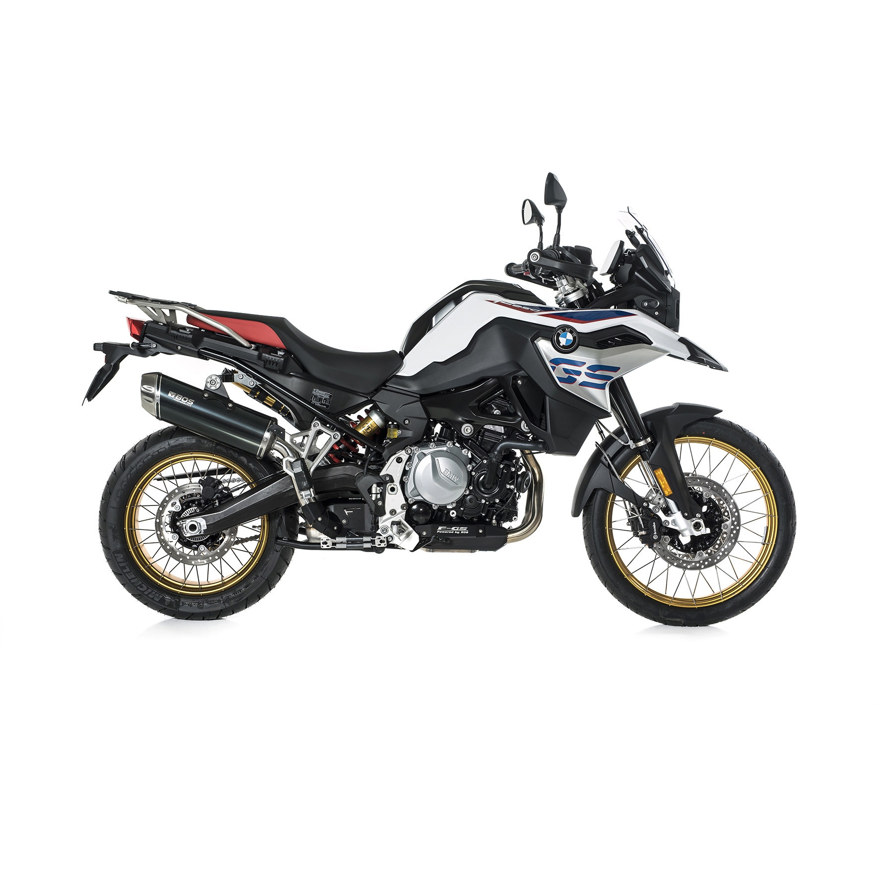 1840085CS Dunefox スリップオンエキゾースト EG (Euro 4) カーボンスチール BMW F 750 GS/ F 850 GS 2017- | 1840085CS 1個 BOS (ボス) 【通販モノタロウ】