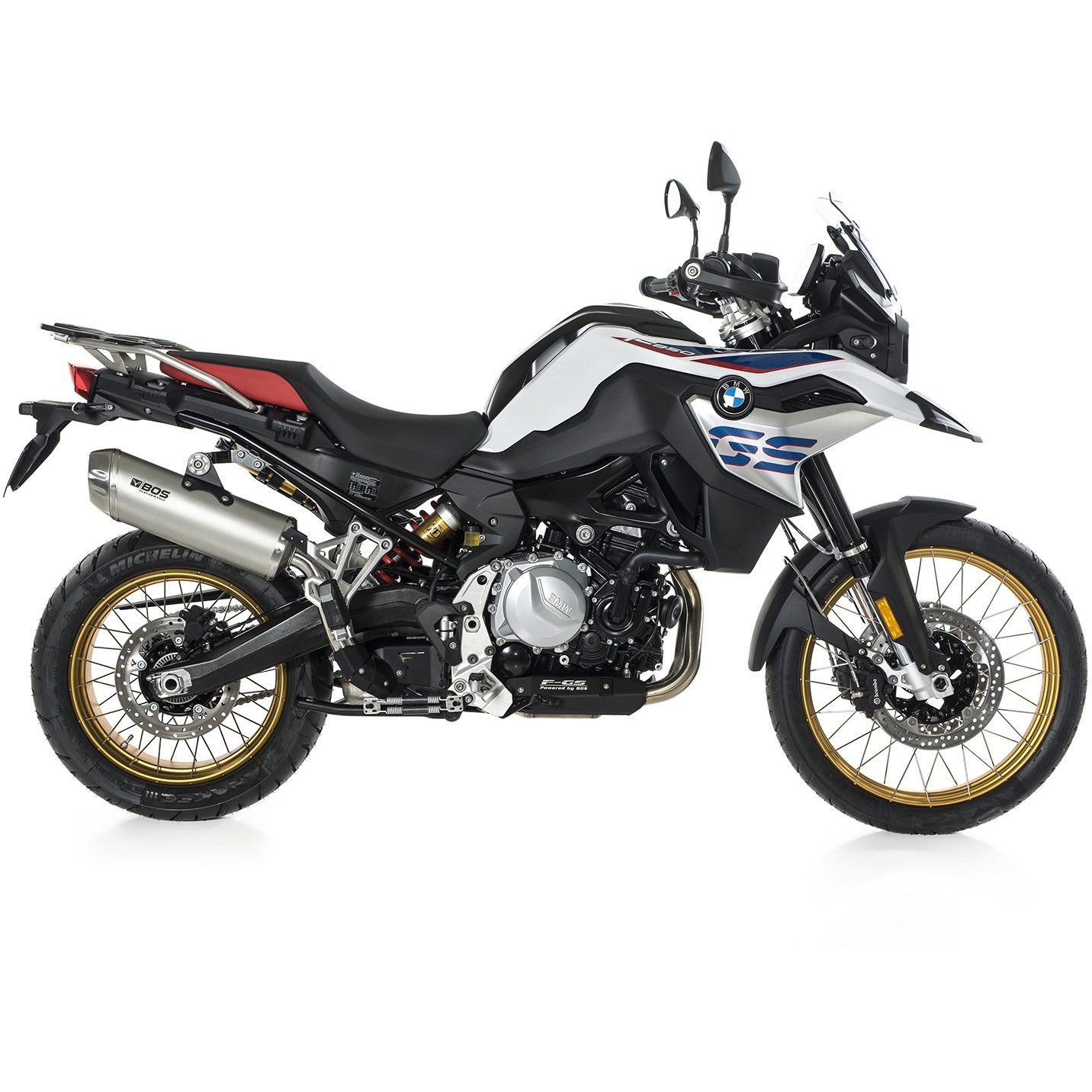 1840085SM Dunefox スリップオンエキゾースト EG (Euro 4) ステンレスマット BMW F 750 GS/ F 850 GS 2017- | 1840085SM 1個 BOS (ボス) 【通販モノタロウ】