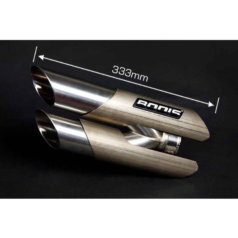 BS1000R-005 DUOBOLICO スリップオン・ステンレス/フルチタン BODIS (ボディス) 適合車種BMW S1000R (2014-2016)