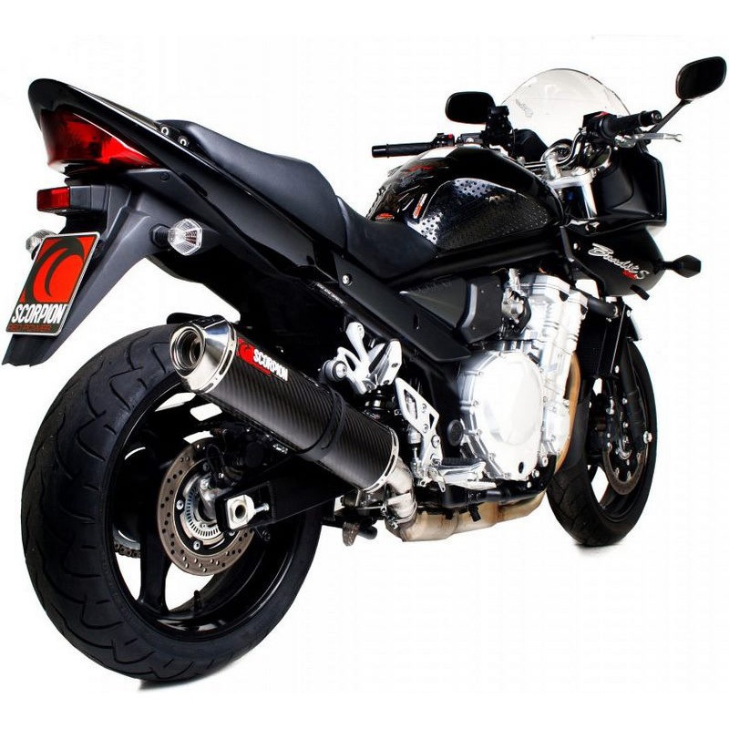 ESI96CEO Factory オーバルスリップオン カーボンファイバースリーブ eマーク Suzuki GSF 1250 Bandit 07-Curre 1個 Scorpion (スコーピオン) 【通販モノタロウ】