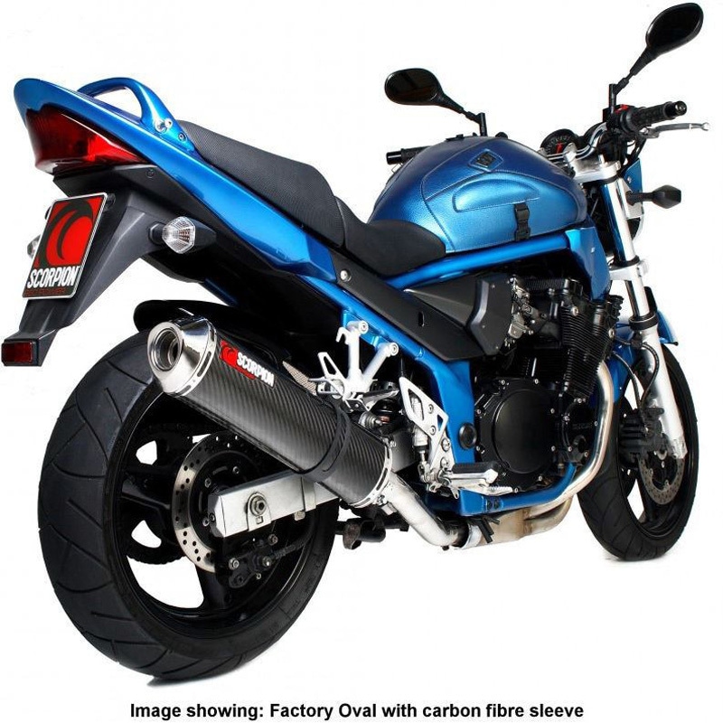 ESI67TEM Factory ラウンドスリップオン チタンスリーブ eマーク Suzuki GSF 600/650 Bandit 00-06 2000 1個 Scorpion (スコーピオン) 【通販モノタロウ】