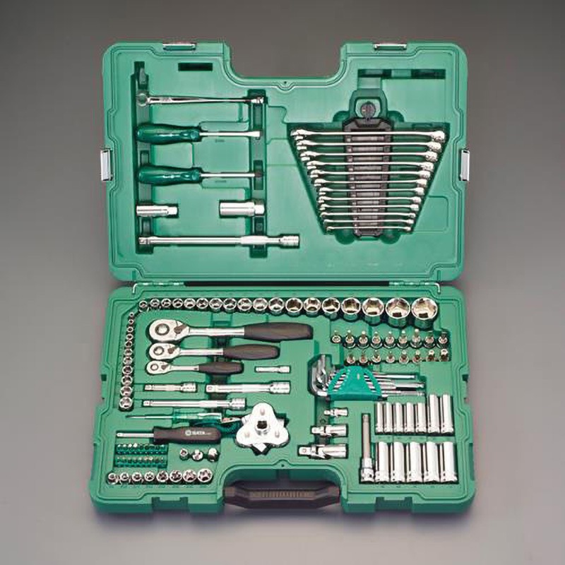 EA687DC-2 1/4"・3/8"・1/2"DR ソケットレンチセット 1個 エスコ 【通販モノタロウ】