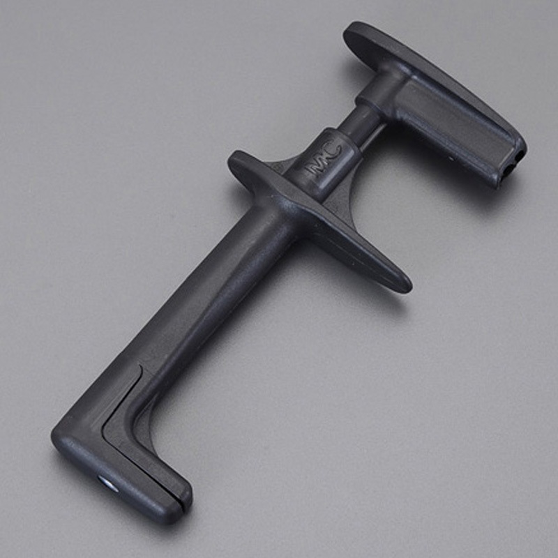 EA707NC-66 テストクリップ (フラットグリップ/黒) エスコ 1個 EA707NC-66