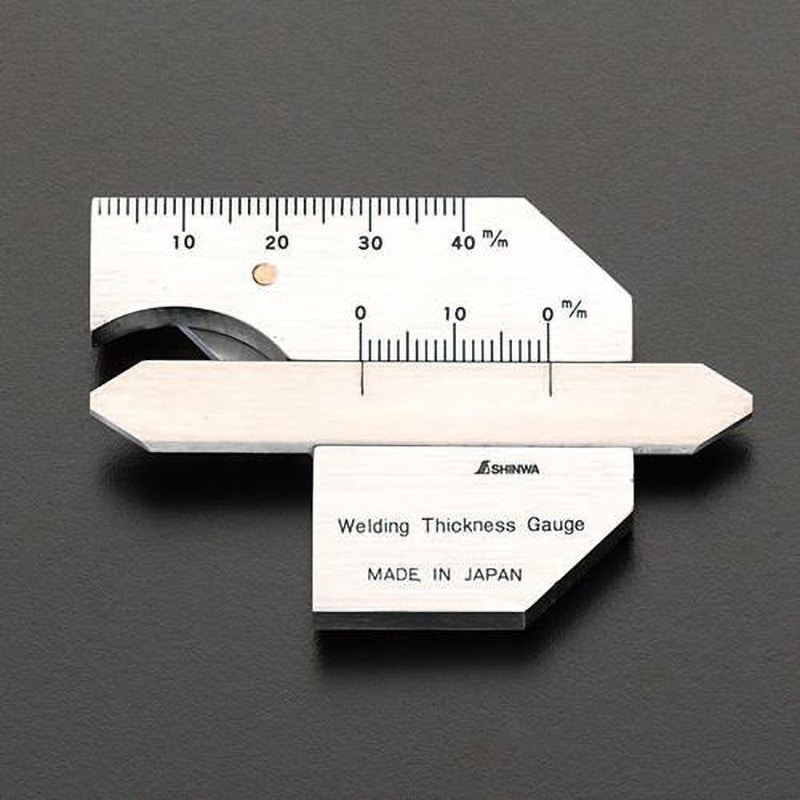 EA719K-1A 溶接ゲージ(ステンレス製) 1個 エスコ 【通販モノタロウ】