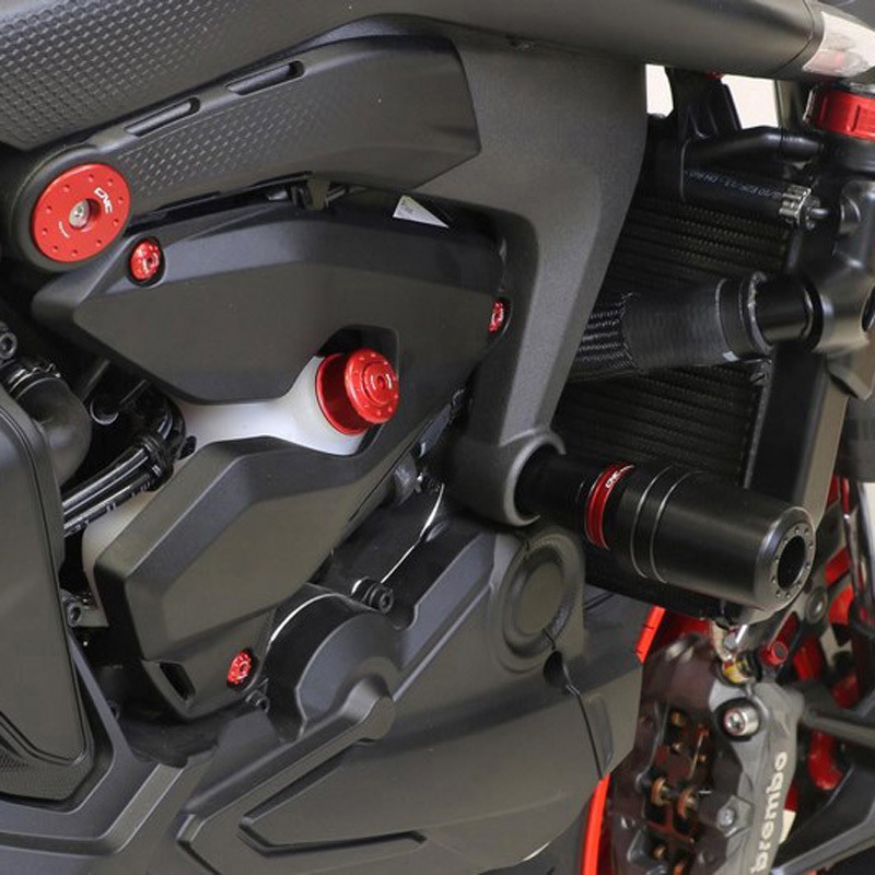 TT364R Frame caps kit Ducati Monster 937 (to be mounted with TC325