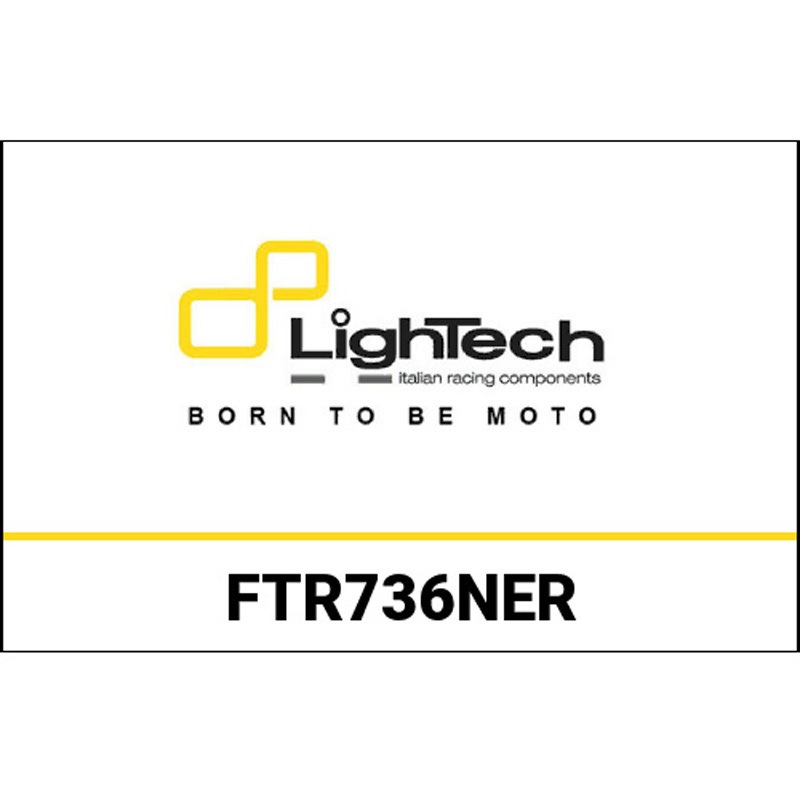 FTR736NER ギアサイドプレート Yamaha R6 LIGHTECH (ライテック) マットブラック色