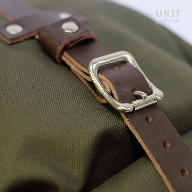 U035-Green-Brown Gobi Canvas bag | U035 UnitGarage (ユニットガレージ) グリーン・ブラウン色 28,587円
