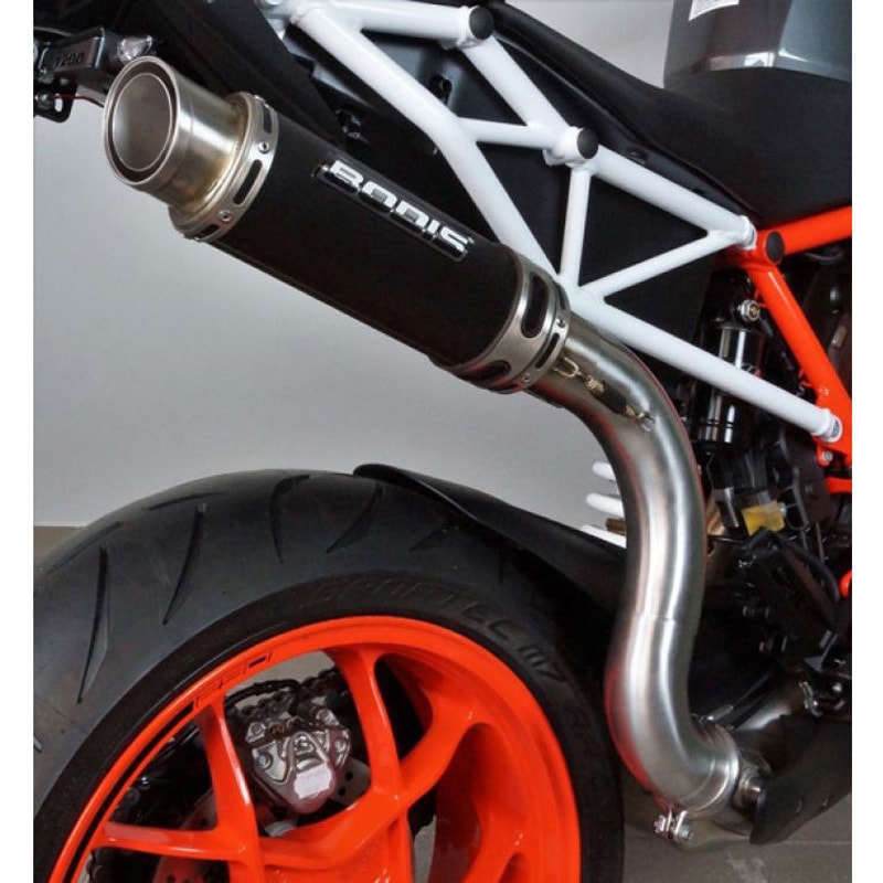 KTSD1290-030 GP1-RSN スリップオン ハイ マフラー ステンレスブラック BODIS (ボディス) 適合車種KTM 1290 SUPER DUKE R (2017-2019)