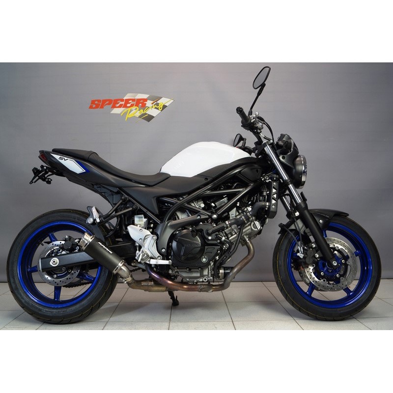 SSV650-010 GPC-RS II スリップオンマフラー ステンレスブラック BODIS