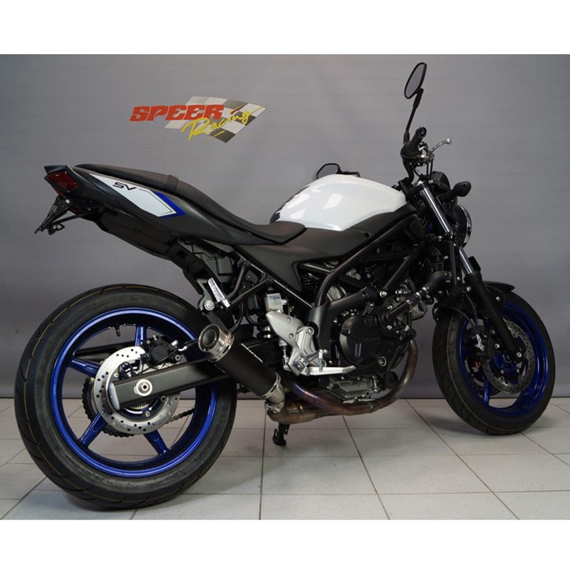 SSV650-010 GPC-RS II スリップオンマフラー ステンレスブラック BODIS