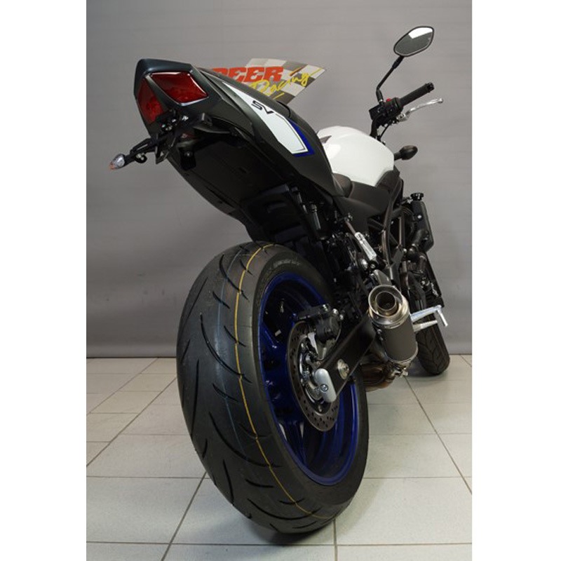 SSV650-010 GPC-RS II スリップオンマフラー ステンレスブラック BODIS