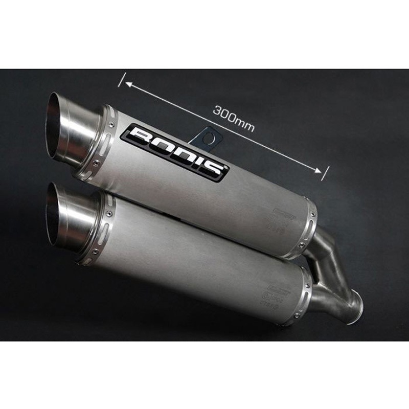 HVFR1200X-004 GPC-X2N スリップオンマフラー ステンレス ブラッシュド BODIS (ボディス) 適合車種HONDA VFR1200X Crosstourer (2016-2020)