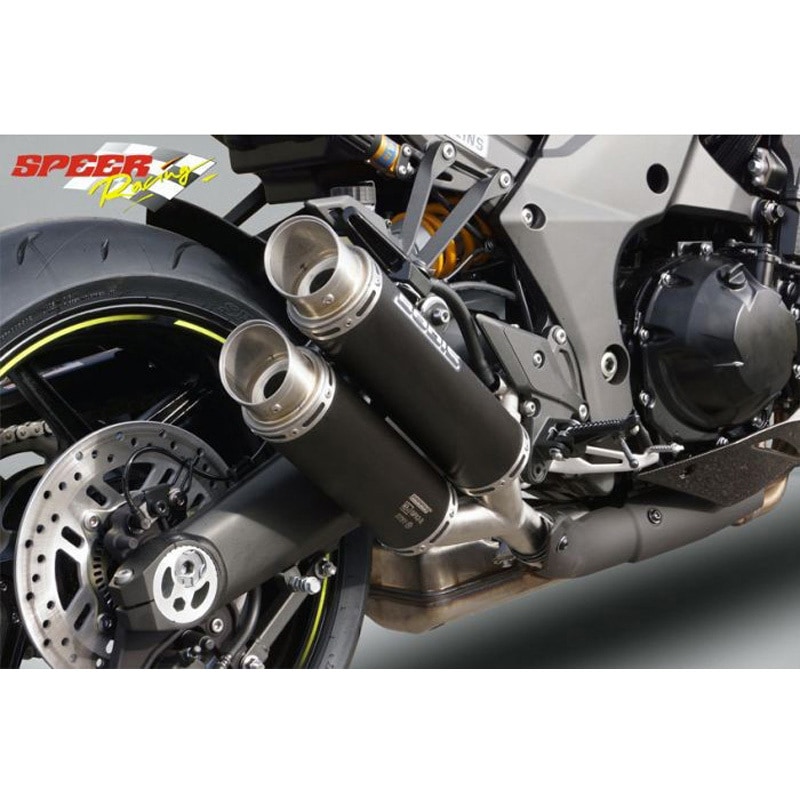 KZ1000-012 GPX2 スリップオン - セット 4-4 マフラー ステンレスブラック 1個 BODIS (ボディス) 【通販モノタロウ】