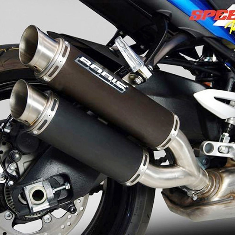 SGSXS1000-002 GPX2 スリップオン・ステンレスブラック for GSX-S1000/F (2015-2016) 1個 BODIS (ボディス) 【通販モノタロウ】